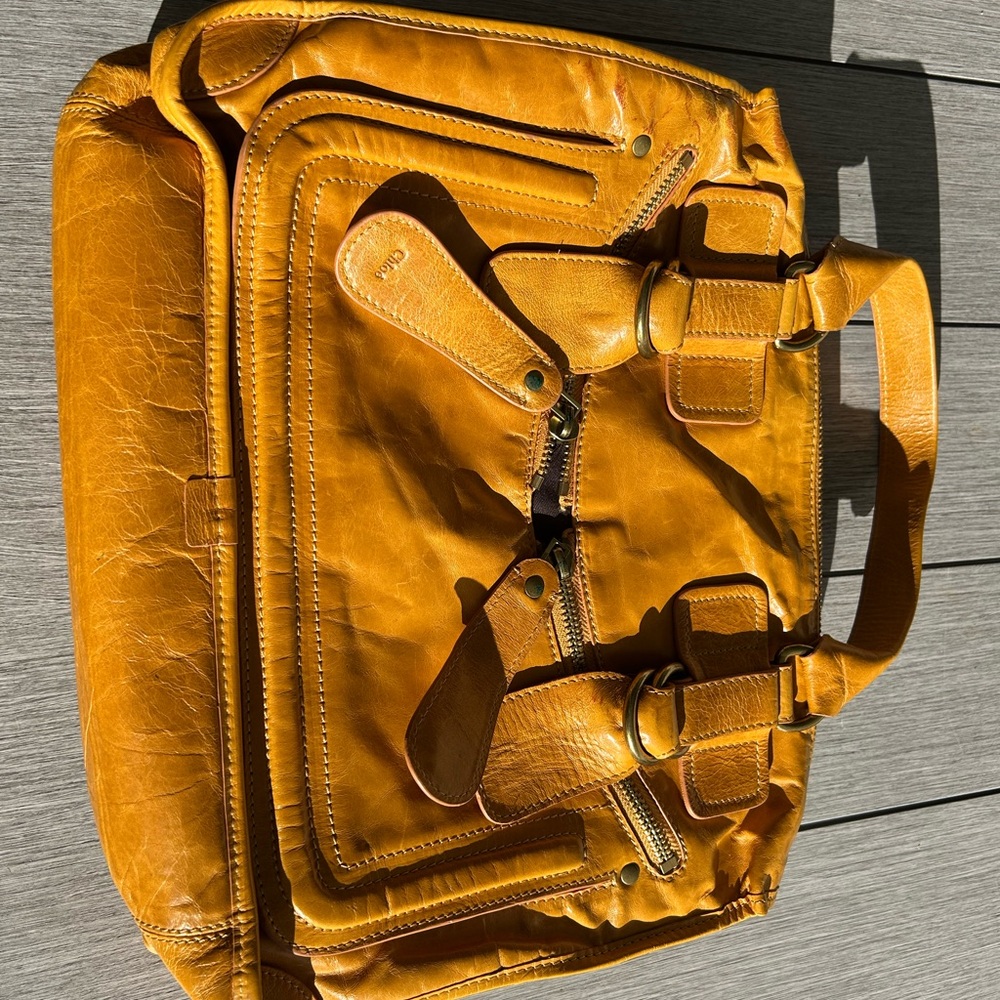 Chloe Tan Leather Satchel - Picture 4 of 4